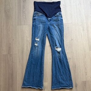 Pinkblush Dark Blue Flare Jeans